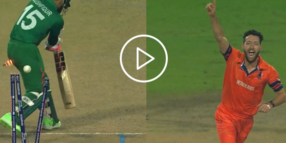 [Watch] Van Meekeren 'Bamboozles' Mushfiqur With Unplayable Delivery